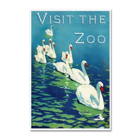 The Zoo 2 by Vintage Lavoie, 12x19-Inch Canvas Wall Art